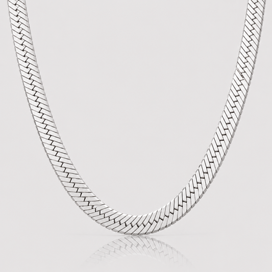 Herringbone Chain (Sterling Silver) - 4.5mm