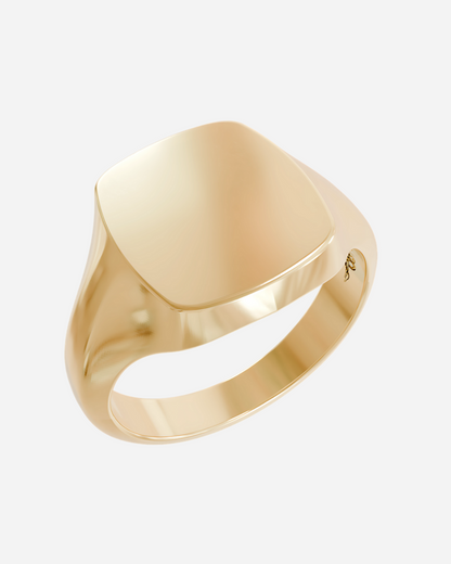 Cushion Signet Ring