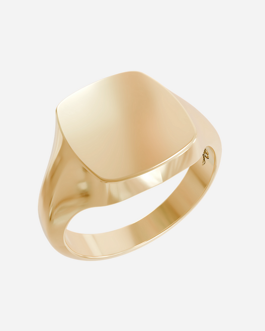 Cushion Signet Ring