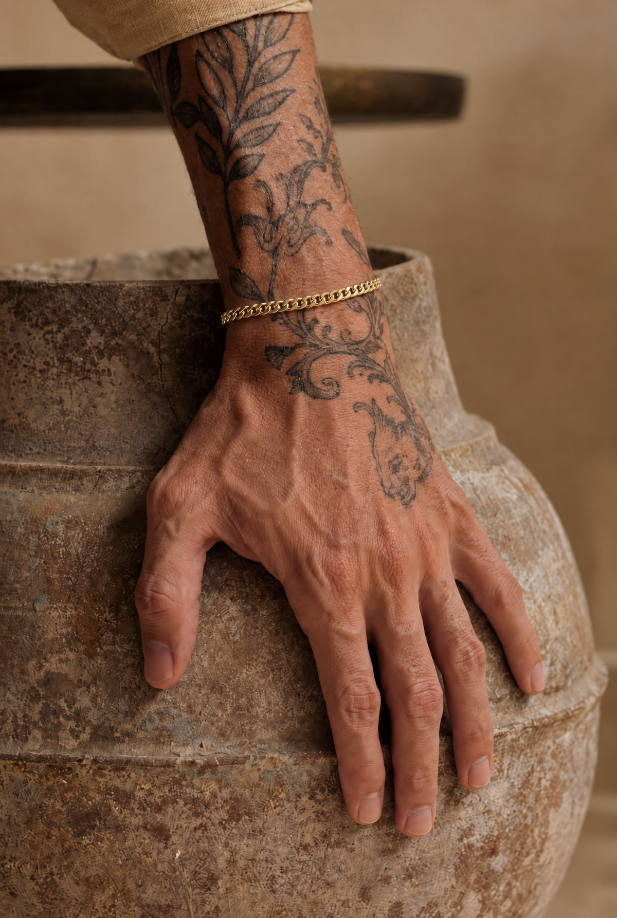 Cuban Bracelet (18k Gold) - 3mm