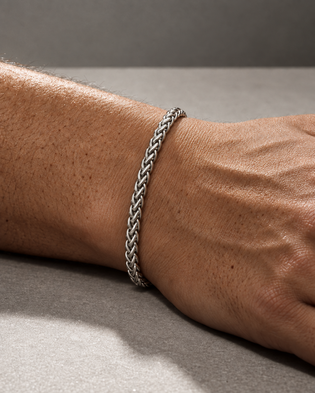 Wheat Bracelet (Sterling Silver) - 3.5mm