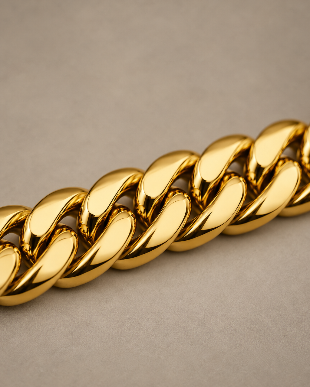 Cuban Bracelet (18k Gold) - 3mm