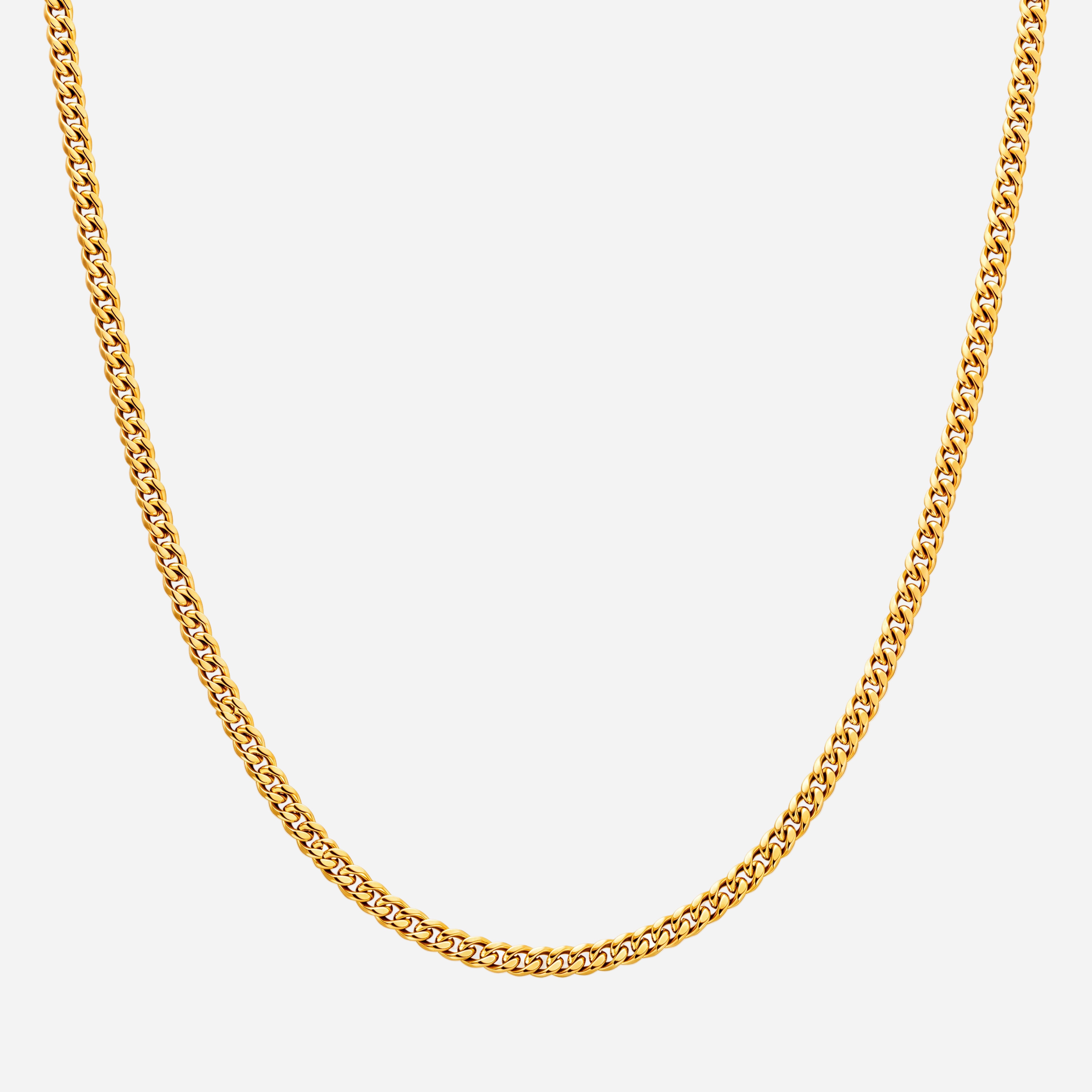 Cuban Chain (Gold) - 3mm