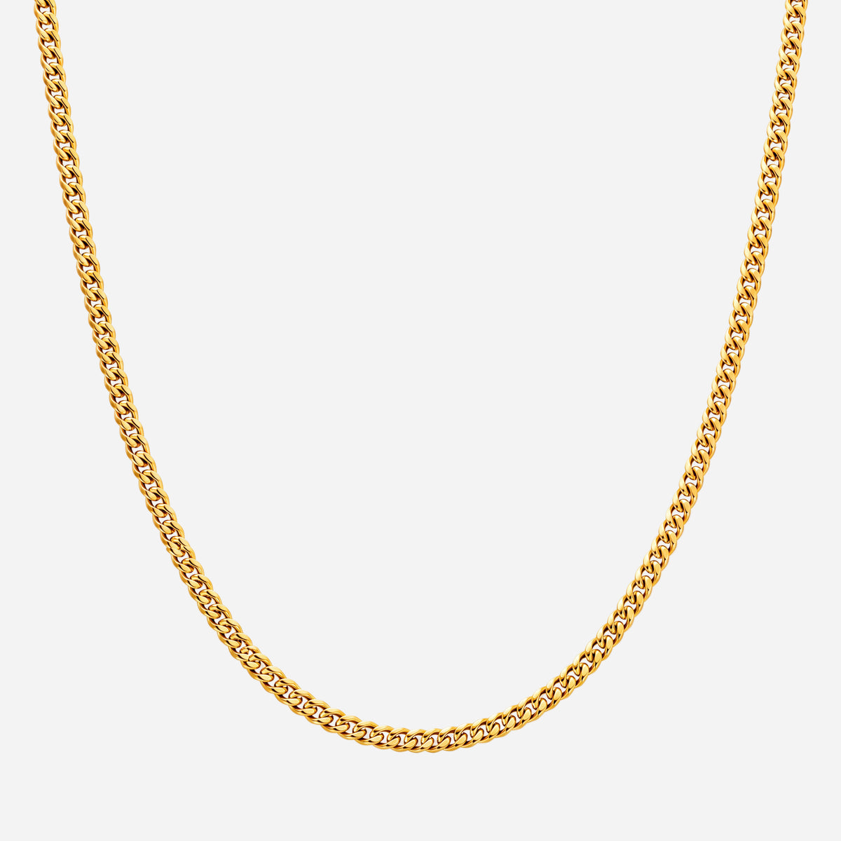 Cuban Chain (Gold) - 3mm