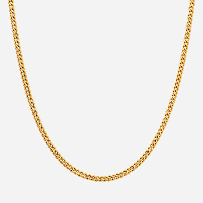 Cuban Chain (Gold) - 3mm