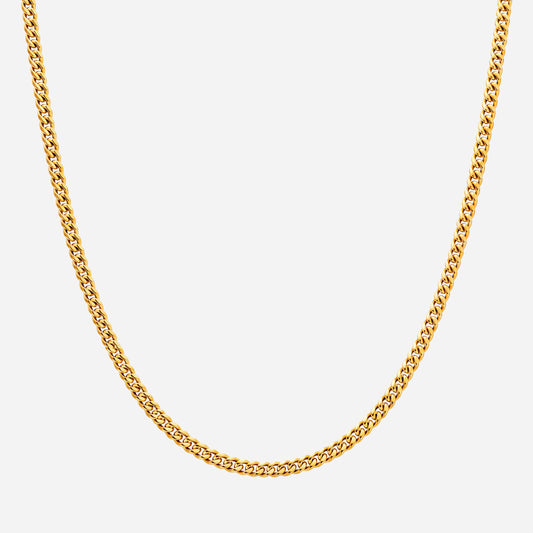 Cuban Chain (Gold) - 3mm