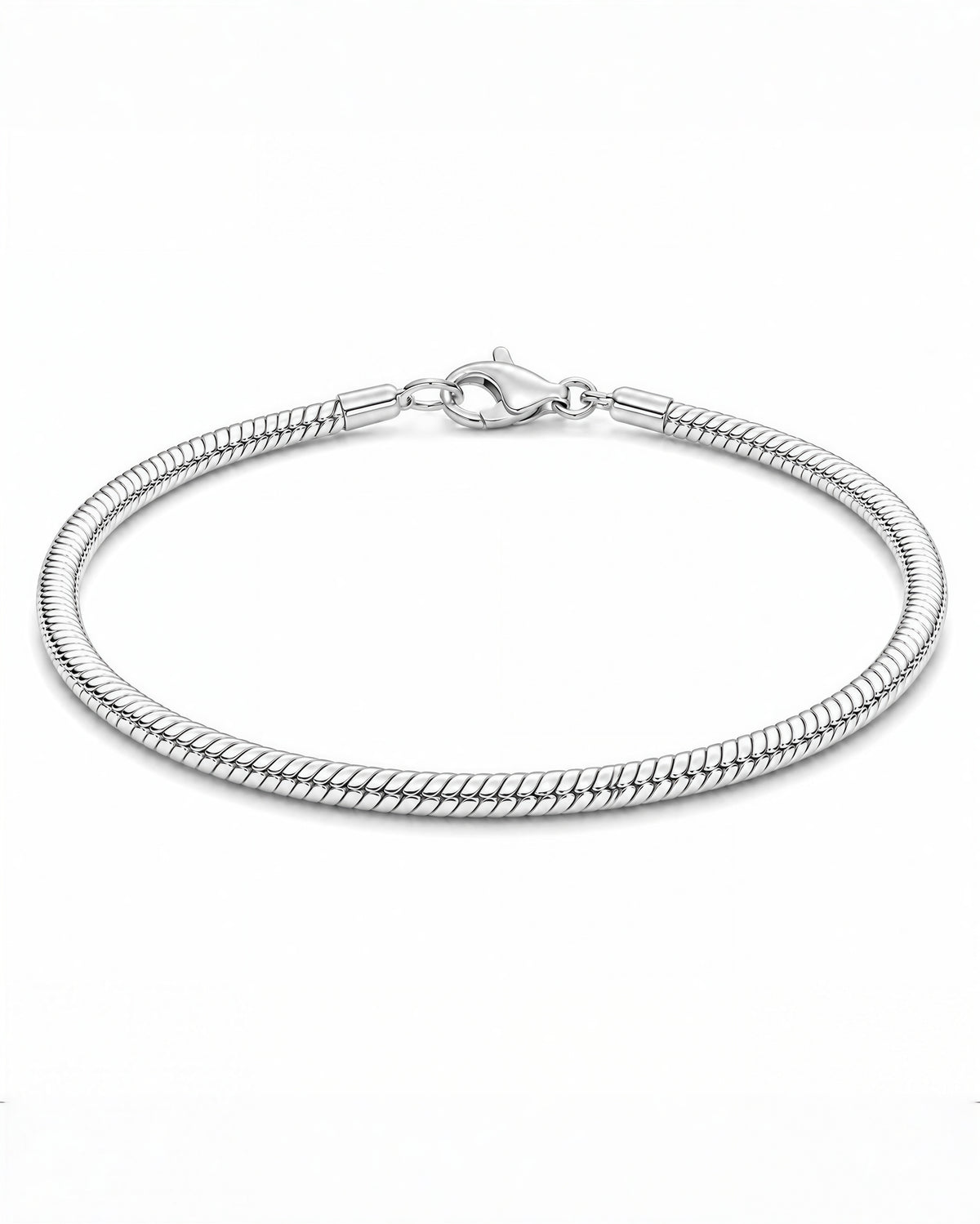 Snake Bracelet (Sterling Silver) - 4mm