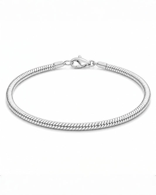 Snake Bracelet (Sterling Silver) - 4mm