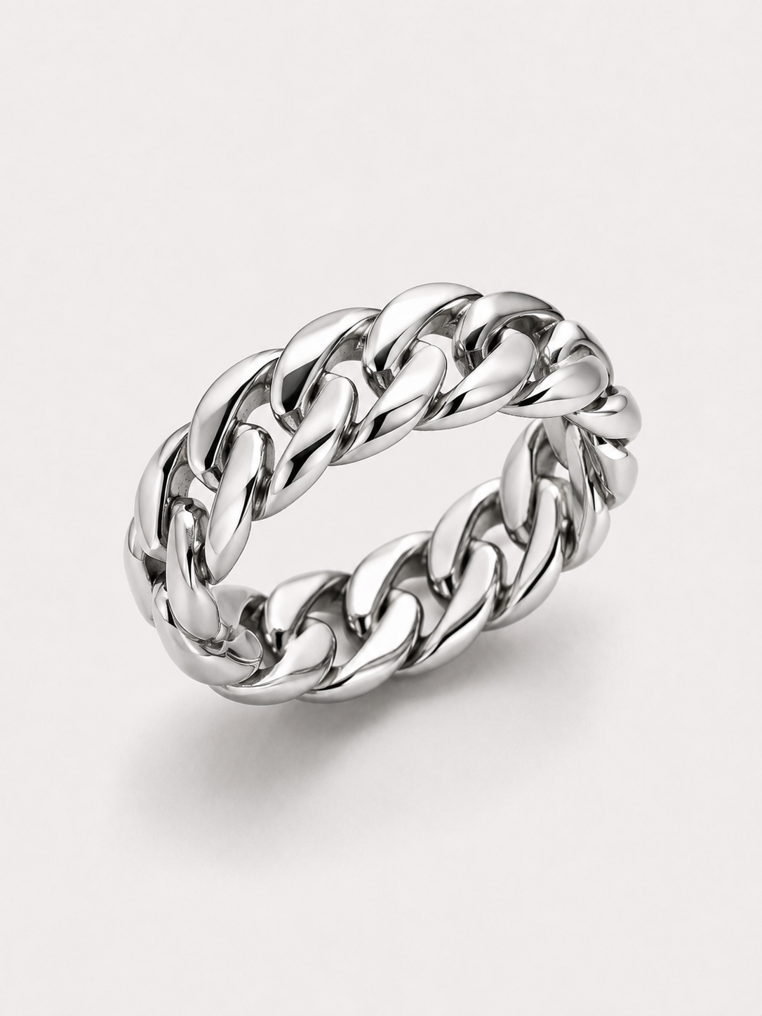 Cuban Link Ring (Silver)