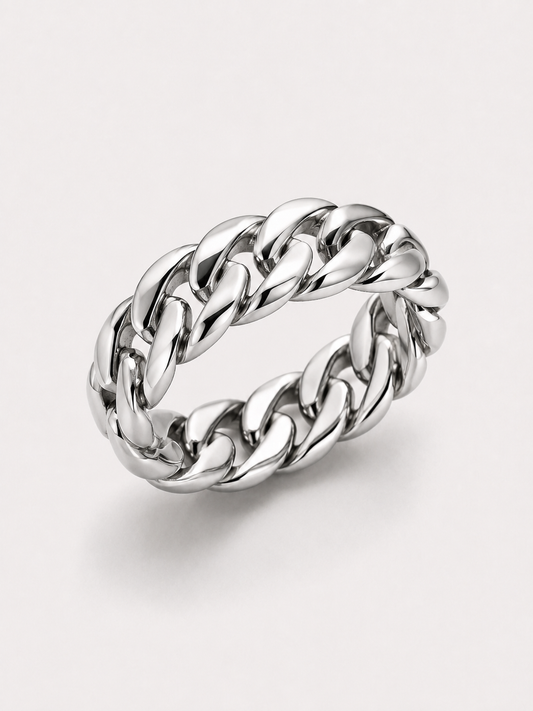 Cuban Link Ring (Silver)