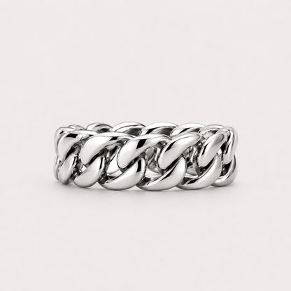 Cuban Link Ring (Silver)