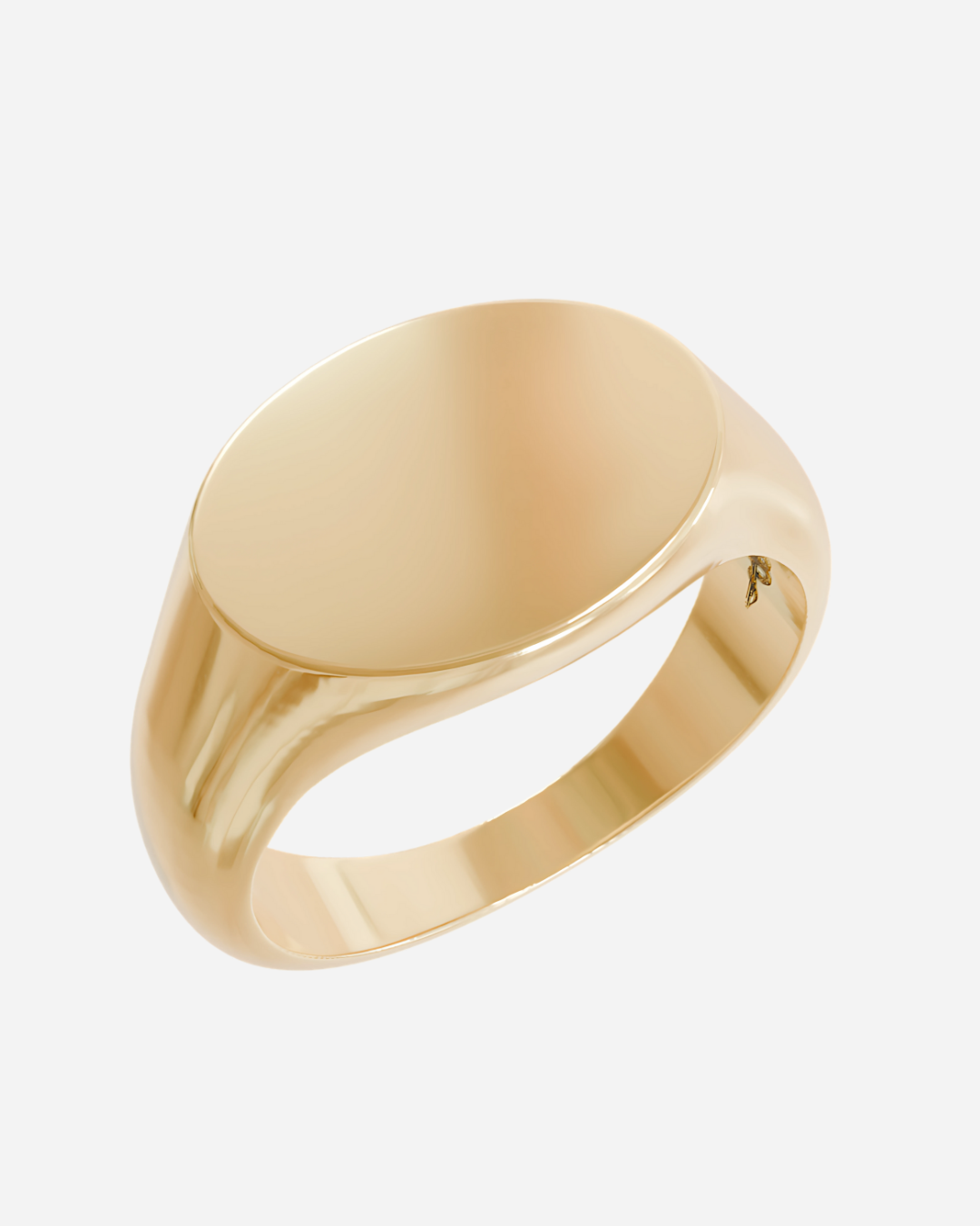 Landscape Oval Signet Ring