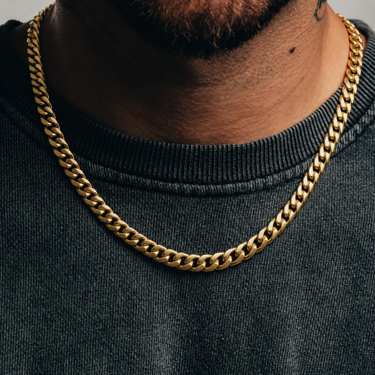 Cuban Chain (18ct Gold Vermeil) - 8.5mm
