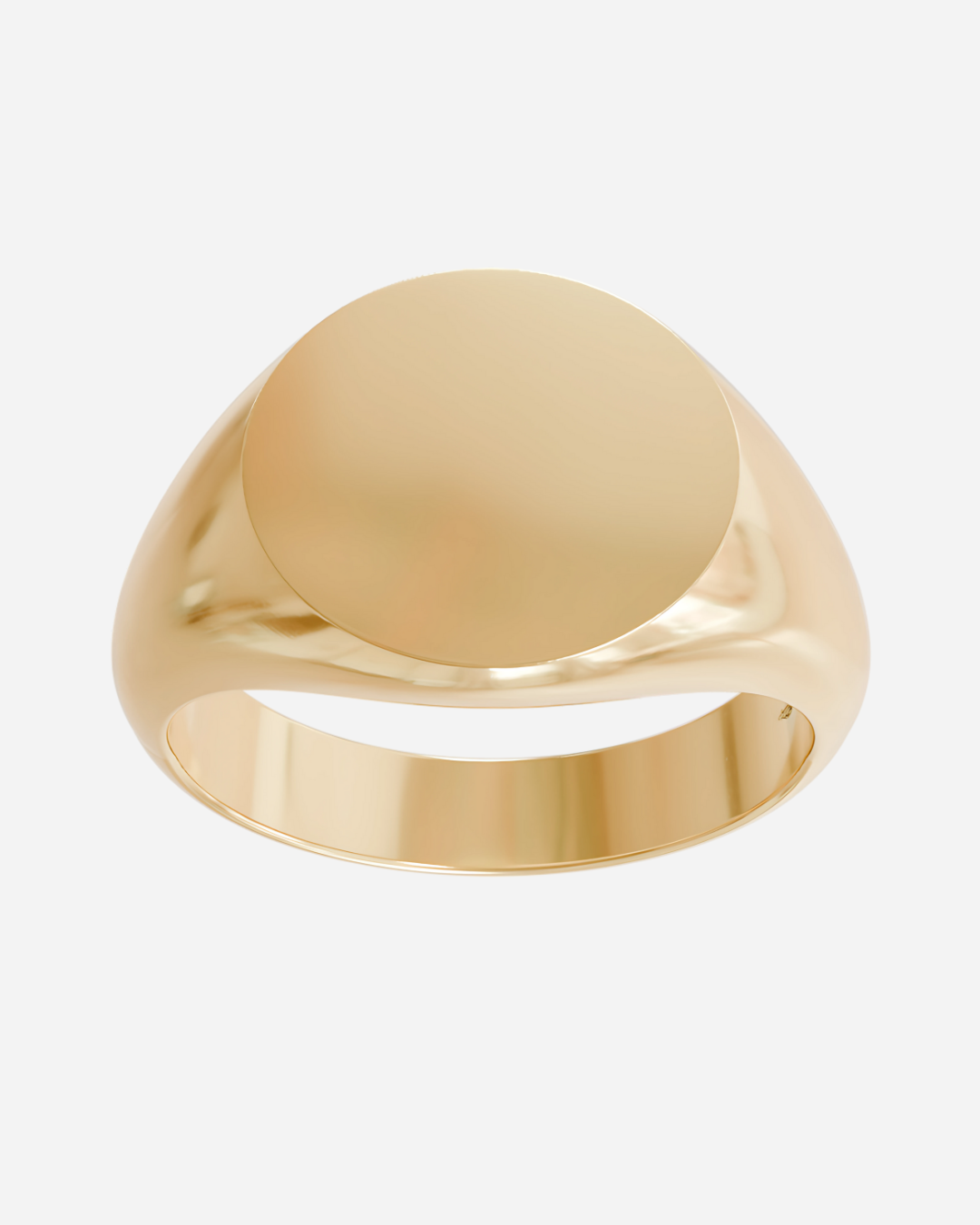Round Signet Ring