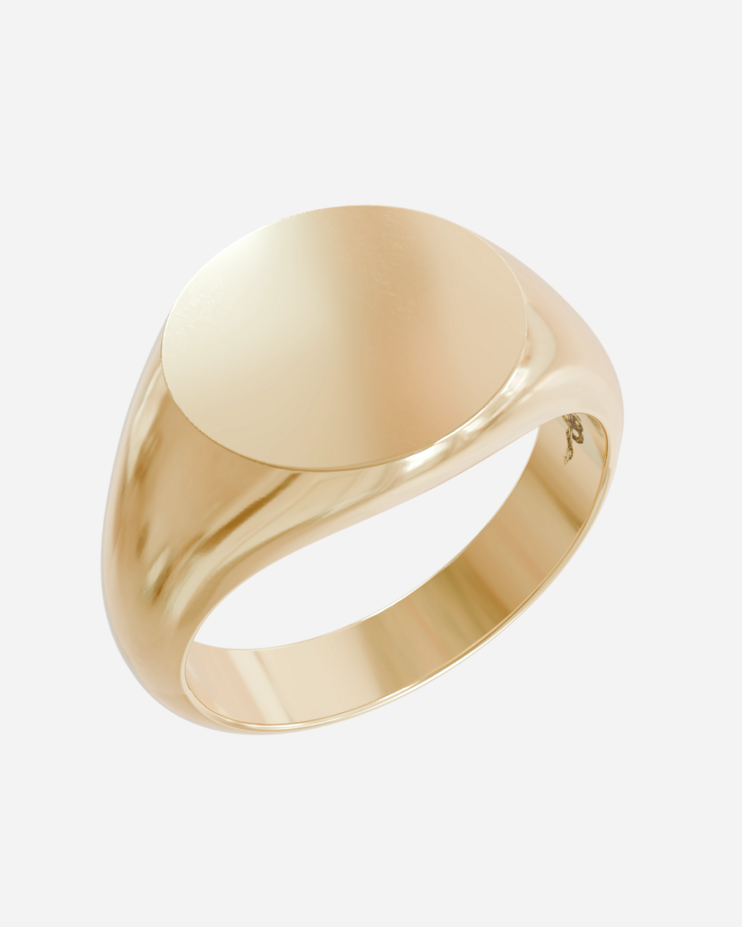 Round Signet Ring