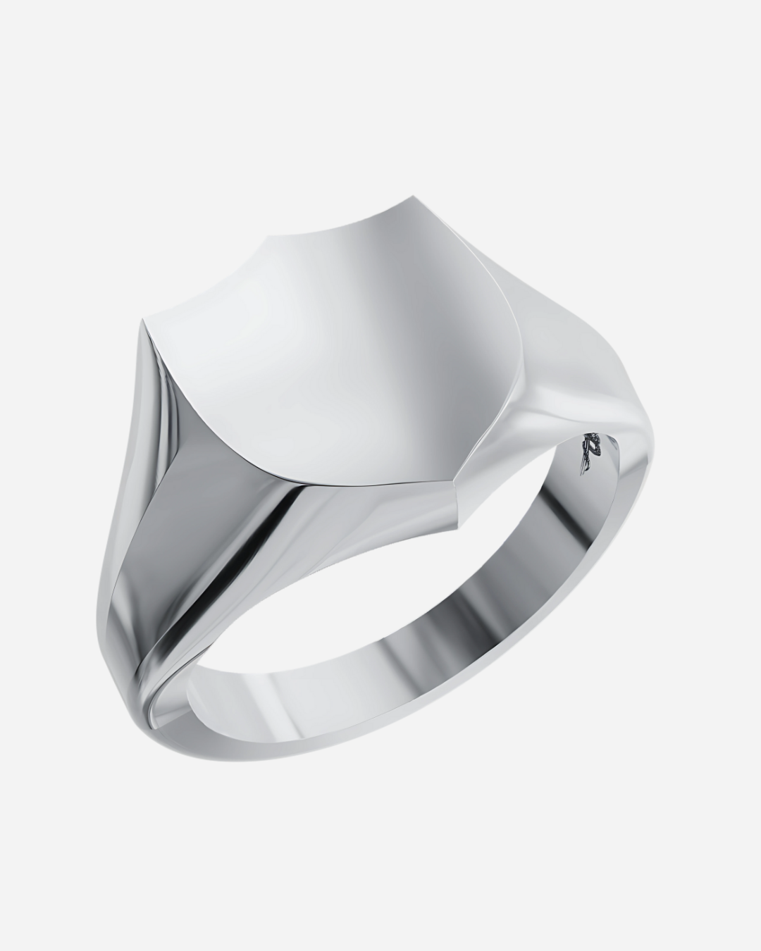 Signet Rings Shield Rinh Shield Signet Ring | Sterling Silver – Invictus London