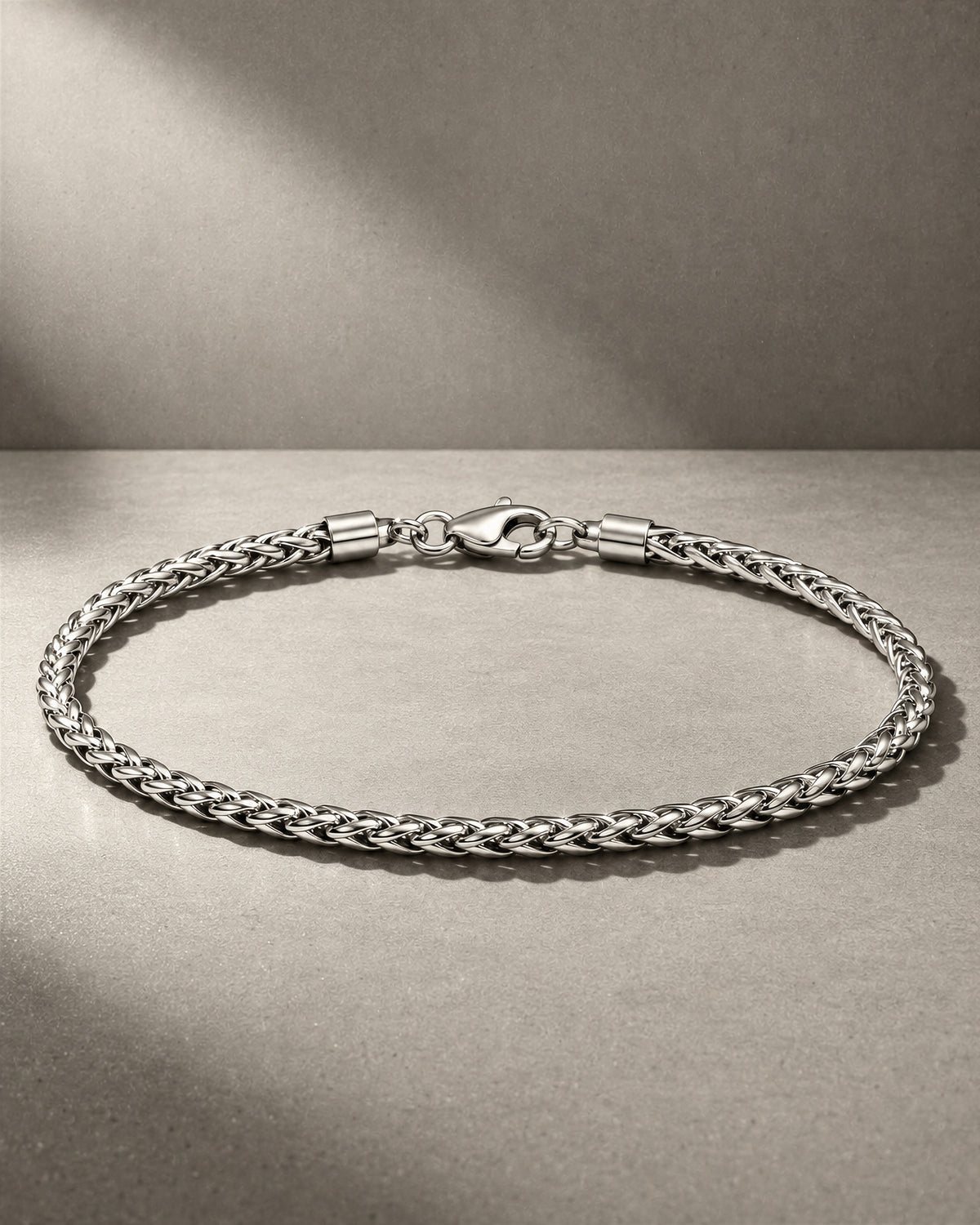 Wheat Bracelet (Sterling Silver) - 3.5mm