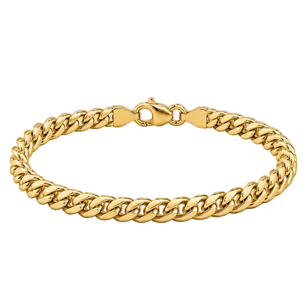 Cuban Bracelet (18ct Gold) - 4mm