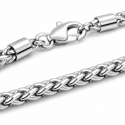 Wheat Bracelet (Sterling Silver) - 3.5mm