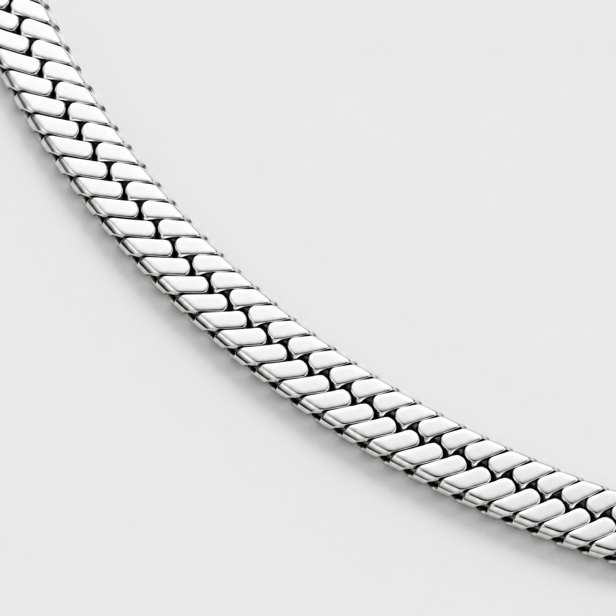 Herringbone Chain (Sterling Silver) - 3mm
