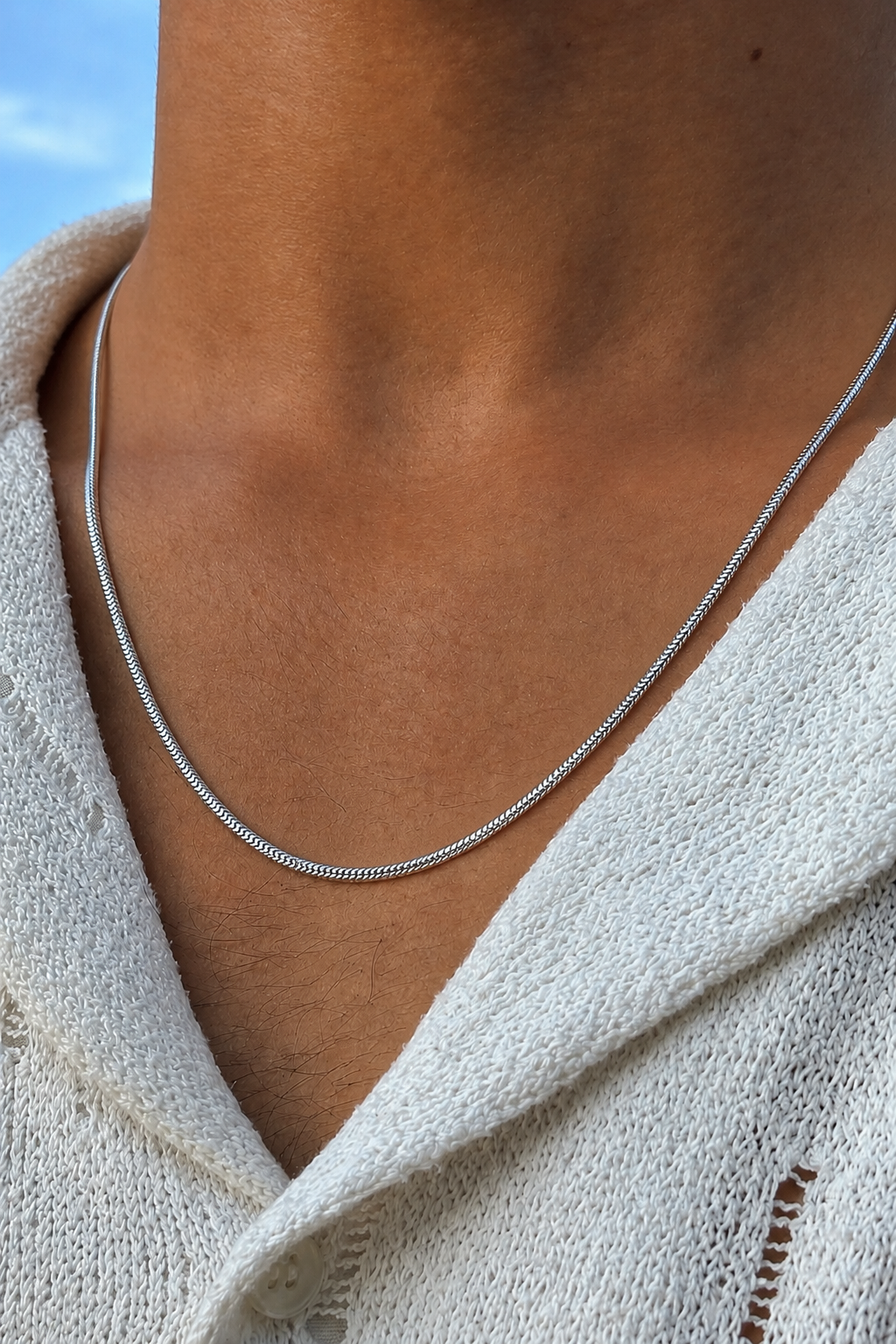 Snake Chain (Sterling Silver) - 3mm