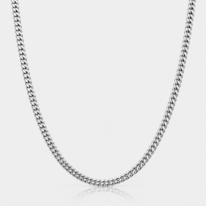 Cuban Chain (Sterling Silver) - 5mm