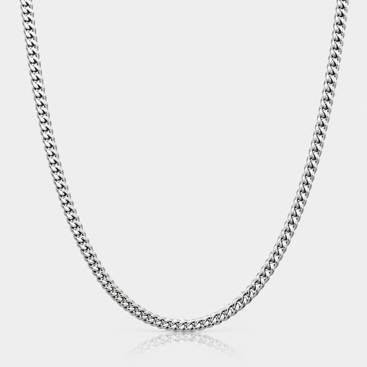 Cuban Chain (Sterling Silver) - 5mm