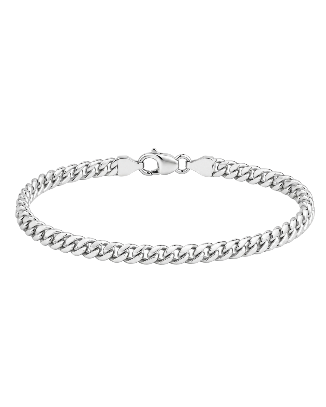 Cuban Bracelet (Sterling Silver) - 3mm