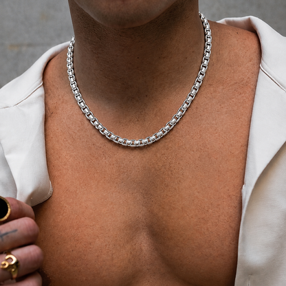 Box Chain (Sterling Silver) - 5mm