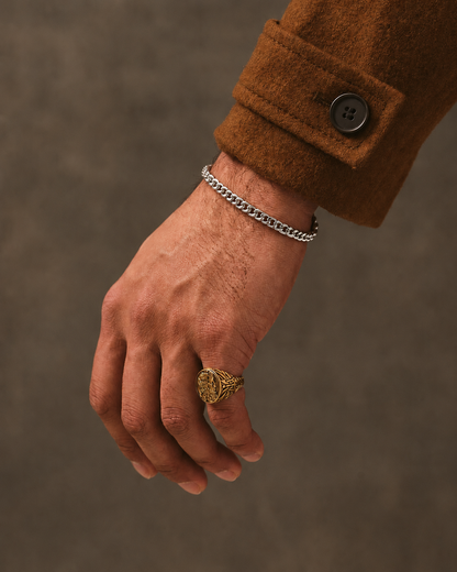 Cuban Bracelet (Sterling Silver) - 4mm