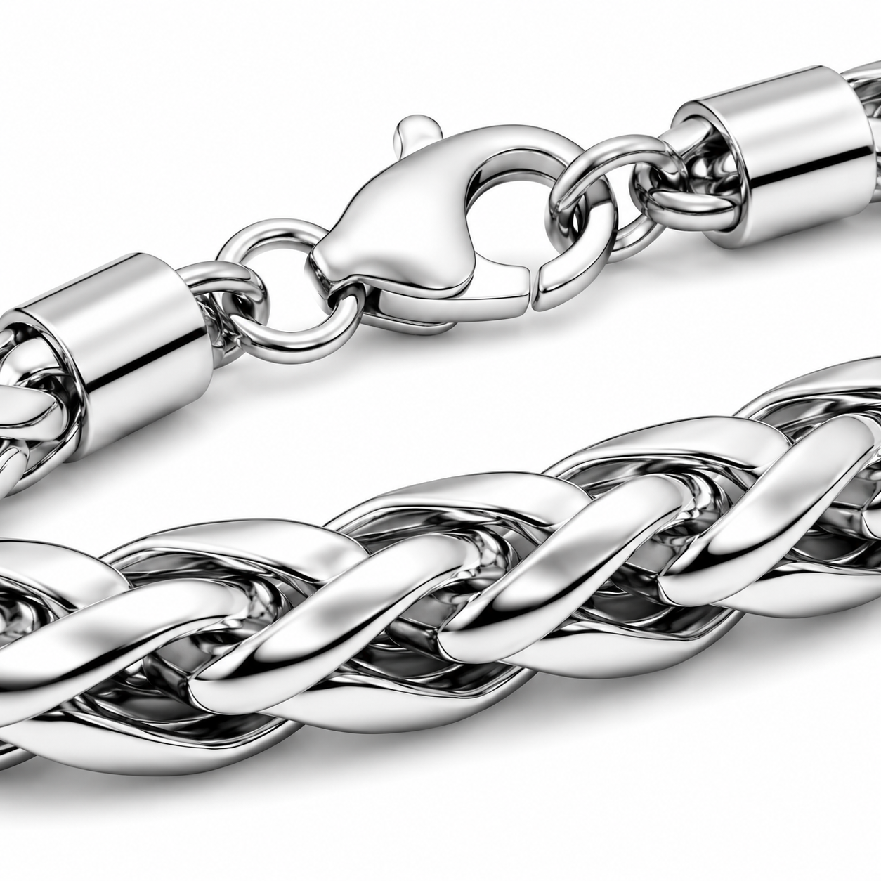 Wheat Bracelet (Sterling Silver) - 5mm