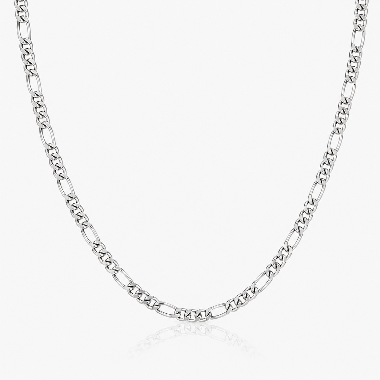 Figaro Chain (Sterling Silver) - 3.5mm