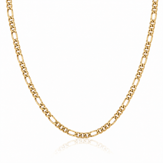 Figaro Chain (Solid Gold) - 3mm