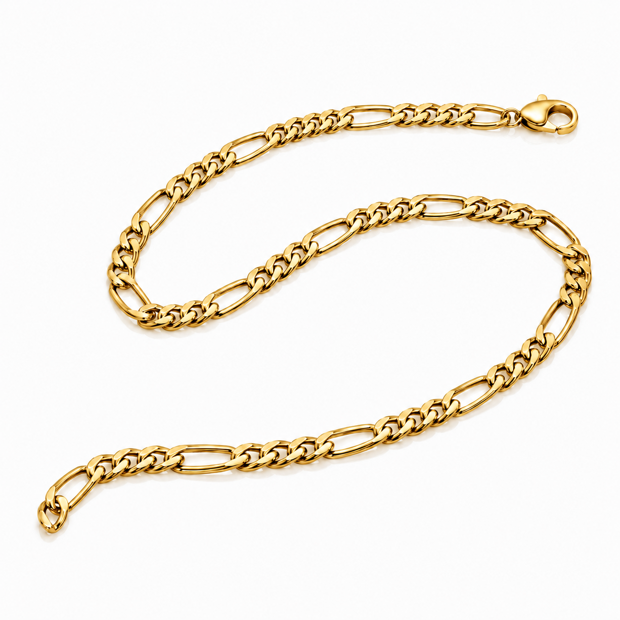 Figaro Chain (Solid Gold) - 3mm