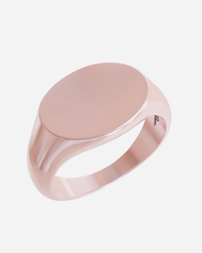 Landscape Oval Signet Ring