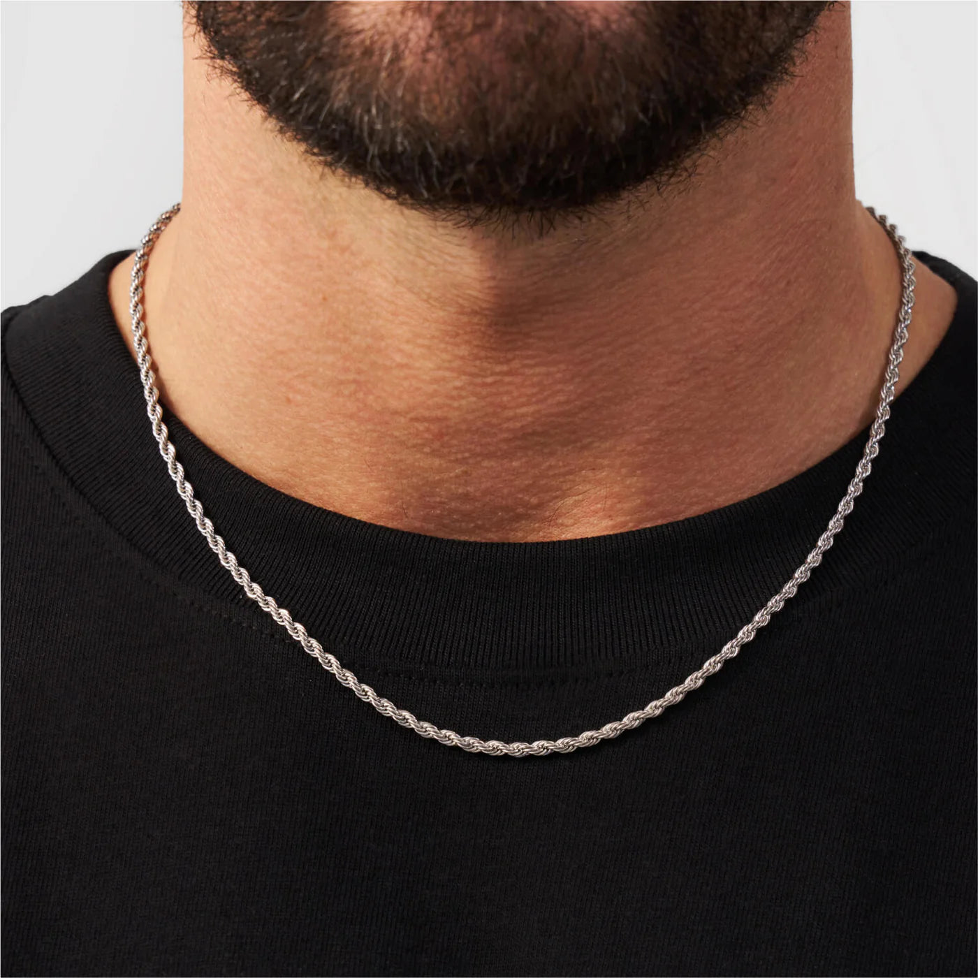 Rope Chain (3mm) Silver