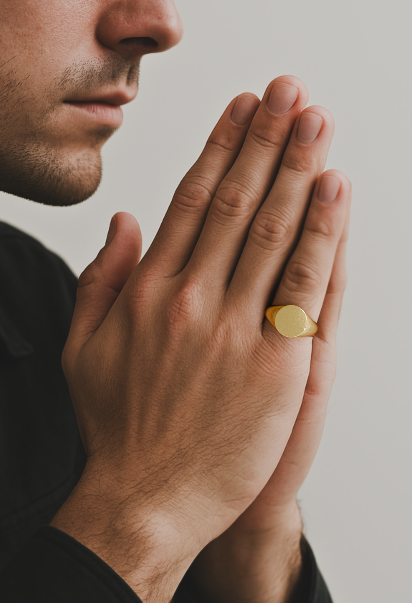 Round Signet Ring