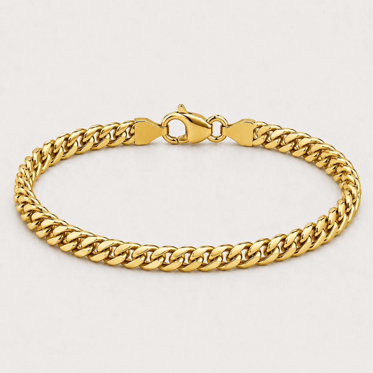 Cuban Bracelet (18ct Gold) - 3mm